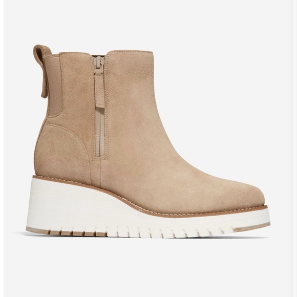 COPY - COLE HAAN ZERØGRAND City Wedge Side Zip Boot 7.5 NEW IN BOX - Picture 4 of 6